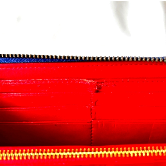 Christian Louboutin Panettone blue spiked long wallet - Picture 5 of 16